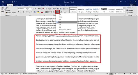    1  1|Modifier l’interligne dans Word